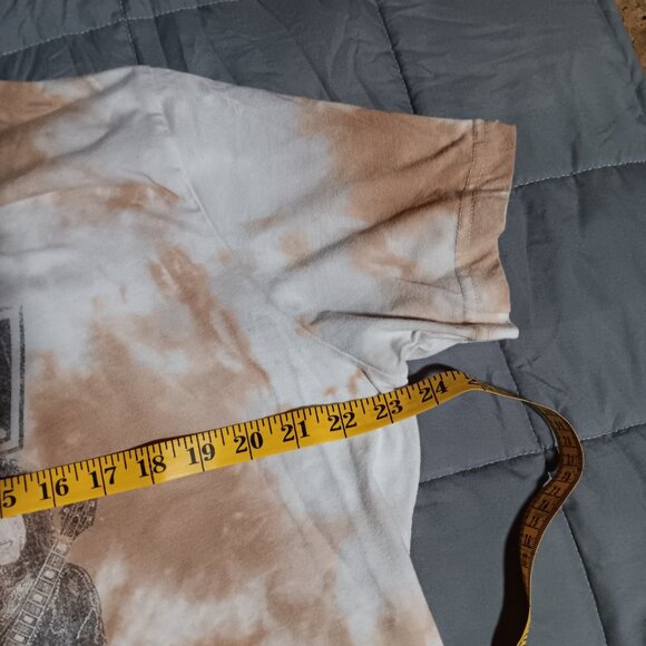 Kiss Band Tee Tie Dye Graphic Shirt Brown Beige Retro 2022 Classic Rock Metal XL - Picture 4 of 6